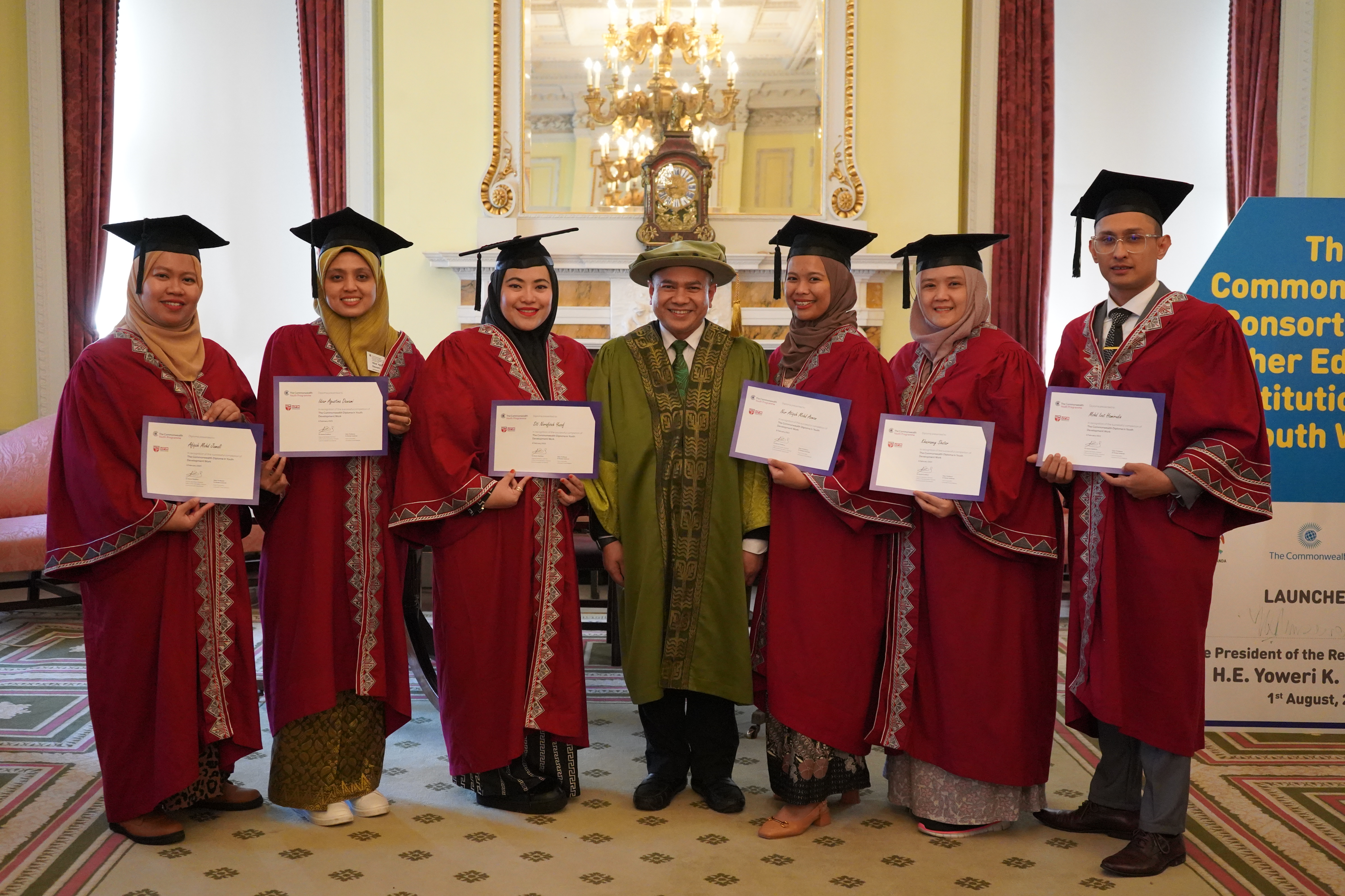 Commonwealth Youth work diploma graduation