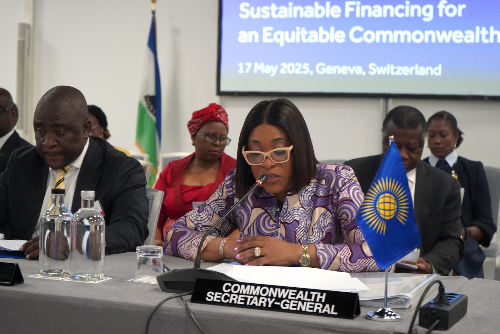 Secretary-General opening the 37th Commonwealth Health Ministers Meeting