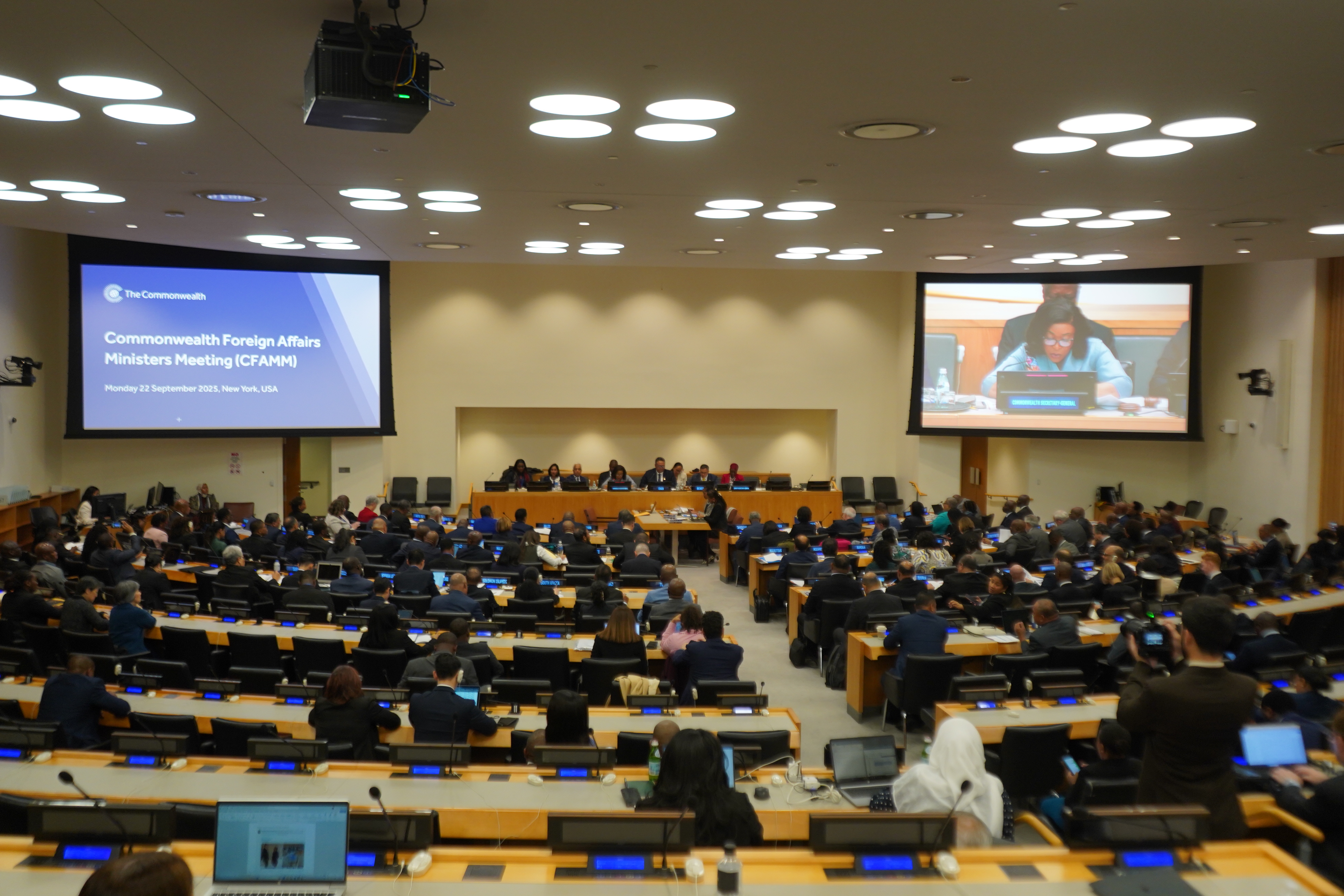 Secretary-General speaking at CFAMM