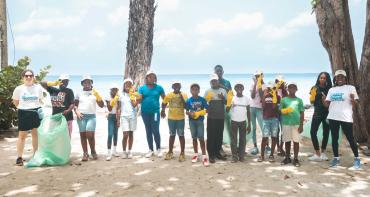 Barbados plastic Pollution clean up