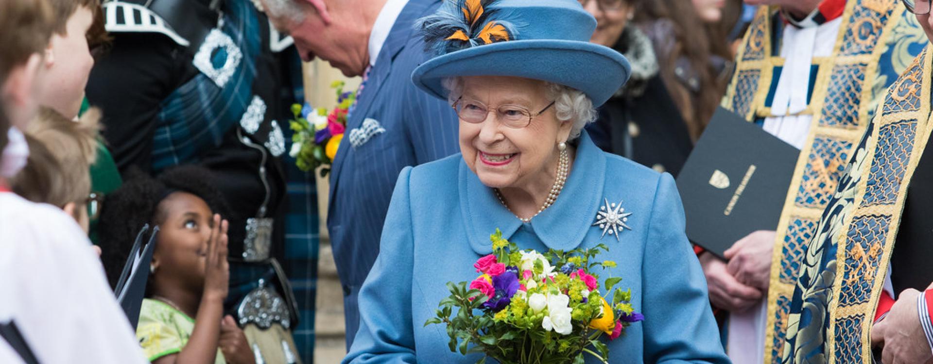 Her Majesty The Queen at Westminster Abbey