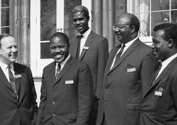 Delegates at the Commonwealth Law Ministers Meeting 1966